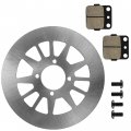 Caltric Rear Right Brake Disc With Pads And Bolts Compatible Yamaha Warrior 350 1990-2004 New