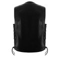 First Manufacturing Mens Single Back Panel Vest Black Medium 
