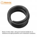 Uxcell Nitrile Rubber Seal Strip 18mm 0 71 Diameter X 1 Meter 3 28ft Long Round Solid Weather Stripping For Reduce Noise Shock