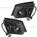Niuparts Single Bulb Fog Lamp With Halogen Bulbs Warm White Driver Passenger Side Fit 2004-2018 Volvo Vnl Vn Vnm
