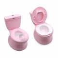 Portable Pink Realistic Toddler Potty Training Toilet W Flushing Sound Baby Chair Seat Kid P N Et-baby004-pink 