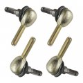 Caltric 2 Pair Inner Outer Tie Rod End For Polaris