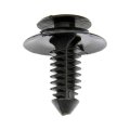 Multi Purpose Panel Push Retainer Fasteners For Ford Ltd Crown Victoria 1990 1991 1 2 In Head Diameter Black Plastic 8 Pieces 