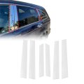 Secos 6pcs Silvery Exterior Door Window Pillar Molding Trim Set For Honda Cr-v 2007-2011 