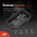 A-premium Engine Oil Pan Sump With Drain Plug Gasket Compatible Volkswagen Jetta 1981-1999 Passat 1990-1997 Golf Corrado Cabrio