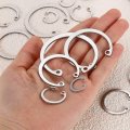5pcs 58mm Internal Retaining Ring Circlip 304 Stainless Steel Snap Rings C-clips Gb893 For Grooved Shafts Studs Silver Tone 