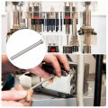 Uxcell Straight Ejector Pins 13mm 33 64 Dia 65mn Steel Round Tip Punch 150mm 6 Long For Mechanical Maintenance
