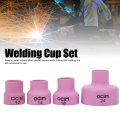 Alumina Ceramic Welding Cup Set Torch Gas Lens Kit Industrial Supplies Wp-17 18 26 1 6