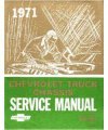 1971 Chevy C K 10-30 Light Truck Shop Service Repair Manual Engine Electrical