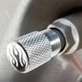 Tricktoppers Polhed Silver Billet Knurled Aluminum Tire Wheel Valve Stem Dust Caps For Cars Trucks Trailers Suv S Rv S