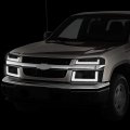 Auto Dynasty Dual Led Drl Smoked Housing Clear Corner Headlight Lamps Tool Kit Compatible With Chevy Colorado Gmc Canyon 04-12