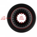 Caltric Flange Coupling Middle Drive Shaft Compatible With Yamaha 5ug-45593-00-00
