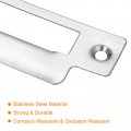 Uxcell Door Strike Plate 145mm X 37 5mm 201 Stainless Steel Latch Deadbolt For Frame Jamb Silver