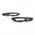 Topteng Pair Front Bumper Fog Light Lamp Cover Bezel Grill For Ford Focus 2015-2017 4 Door Sedan And Hatchback Models