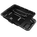 A-premium Transmission Oil Pan With Drain Plug Compatible 5r110w 5 Speed Ford F-250 350 450 550 Super Duty E-350 E-450