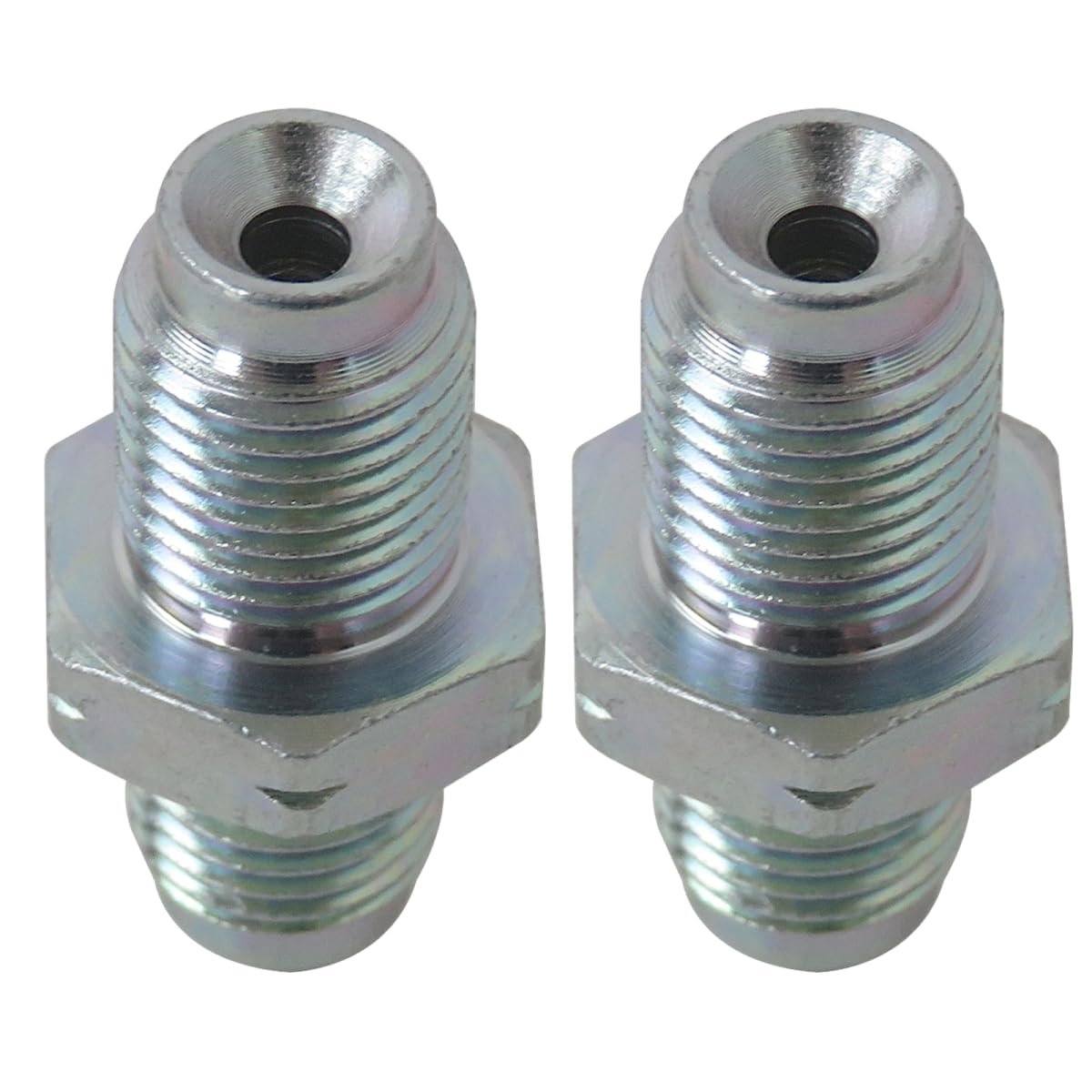 2 Pack M10 X 1 0 Metric 10mm To 3an -3 An3 Brake Adapter Fittings Ideal For Use With Lines Clutch Turbo Oil Feed Pressure Power