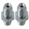 2 Pack M10 X 1 0 Metric 10mm To 3an -3 An3 Brake Adapter Fittings Ideal For Use With Lines Clutch Turbo Oil Feed Pressure Power