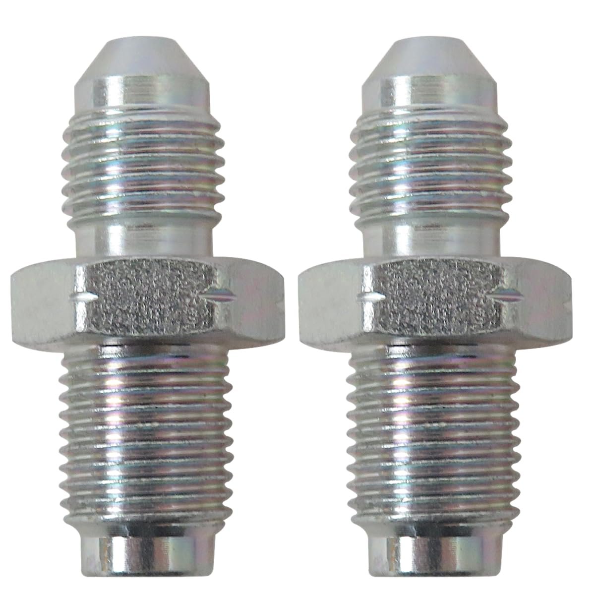 2 Pack M10 X 1 0 Metric 10mm To 3an -3 An3 Brake Adapter Fittings Ideal For Use With Lines Clutch Turbo Oil Feed Pressure Power
