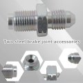2 Pack M10 X 1 0 Metric 10mm To 3an -3 An3 Brake Adapter Fittings Ideal For Use With Lines Clutch Turbo Oil Feed Pressure Power