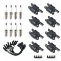 Labwork Uf413 Ignition Coils 41-962 Spark Plugs Plug Wires Replacement For Chevy Cadillac Gmc Hummer Pontiac 8 Pack