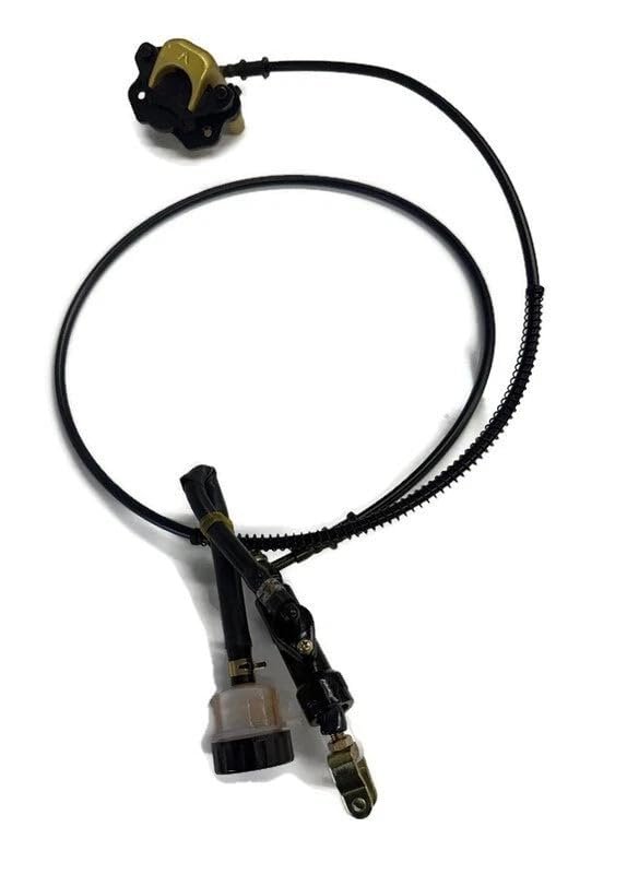 Rear Disc Brake Caliper And Master Cylinder Assembly For Coleman Kt196 Go Kart 64 In Cable 1 75 Mounting Hole Distance