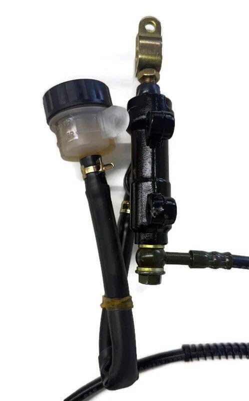 Rear Disc Brake Caliper And Master Cylinder Assembly For Coleman Kt196 Go Kart 64 In Cable 1 75 Mounting Hole Distance