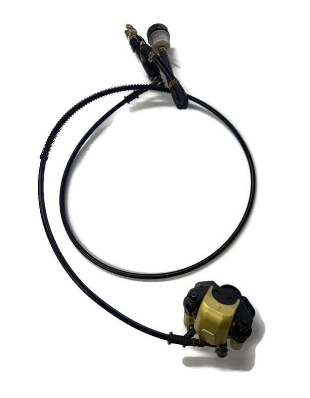Rear Disc Brake Caliper And Master Cylinder Assembly For Coleman Kt196 Go Kart 64 In Cable 1 75 Mounting Hole Distance