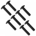 Caltric Screw Bolt Compatible With Polaris Body Seat Rear Cab Rack Fenders Qty 8