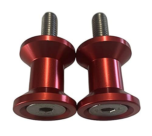 Red Swing Arm Spools For Suzuki Sv-1000 And Sv-1000s 2003 2004 2005 2006 2007 8mm Spool Sliders With Stainless Steel Bolts