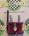 Red Swing Arm Spools For Suzuki Sv-1000 And Sv-1000s 2003 2004 2005 2006 2007 8mm Spool Sliders With Stainless Steel Bolts