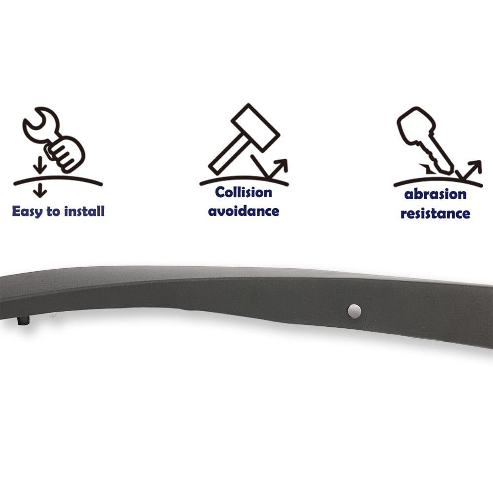 Front Left Fender Flare For Ford Escape 2013 2014 2015 2016 2017 Black Wheel Well Arch Opening Molding Cover Protector