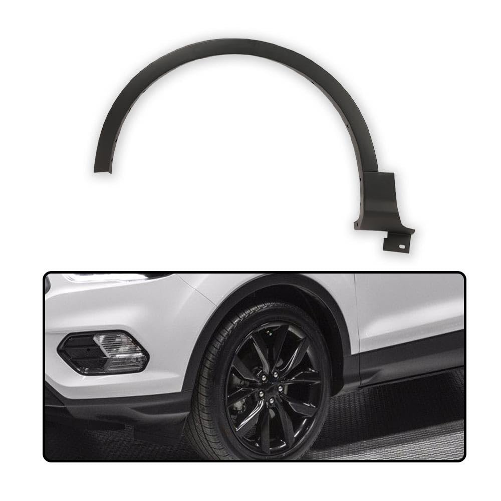 Front Left Fender Flare For Ford Escape 2013 2014 2015 2016 2017 Black Wheel Well Arch Opening Molding Cover Protector