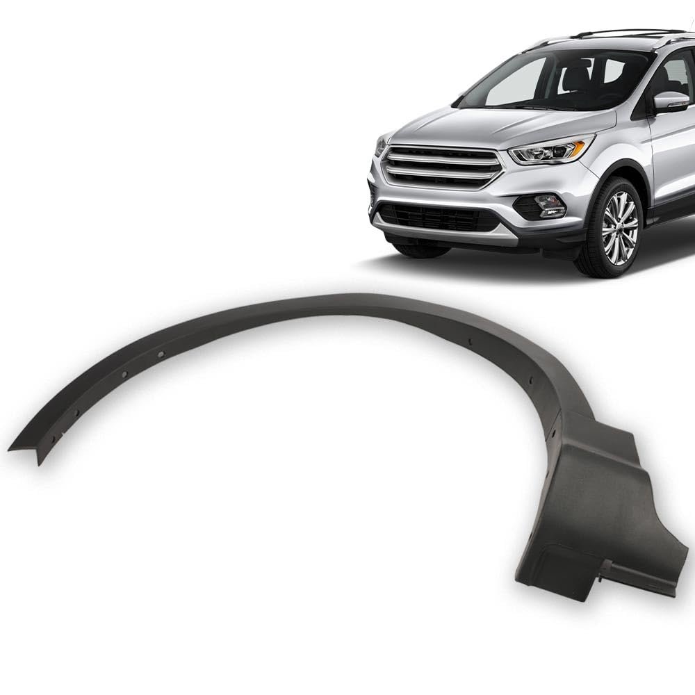 Front Left Fender Flare For Ford Escape 2013 2014 2015 2016 2017 Black Wheel Well Arch Opening Molding Cover Protector