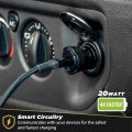 Scosche Cpdc20 Powervolt 20-watt Certified Usb Type-c Fast Car Charger With Power Delivery 3 0 For All Usb-c Devices Pack Of 2