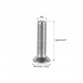 Uxcell M3x12mm Flat Head Machine Screws Phillips Cross Screw 304 Stainless Steel Fasteners Bolts 100pcs