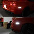 Vipmotoz Full White Led Chrome Housing Rear Side Marker Light Parking Lamp For 2010-2015 Chevy Camaro Driver Passenger