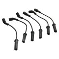 Spark Plug Wire Set Of 6 For Gmc Sierra 1500 2014 2015 2016 2017 2018 4 3l 6 Cylinder Engine Black Standard Style Part 