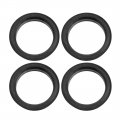 X Autohaux Car Hub Centric Rings Wheel Bore Center 73 1 To 58 1mm 4pcs Black Plastic