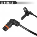 Motoforti Abs Wheel Speed Sensor For Mercedes-benz Cls400 2015-2017 Plastic Metal 2129050300 Black