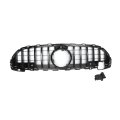 Front Upper Hood Bumper Grille For Mercedes-benz C200 2023 Kidney Grill Amg Body Styling Black