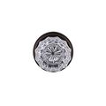 Grandeur Georgetown Rosette With Fontainebleau Crystal Knob Single Dummy Timeless Bronze 