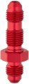 Ft-1-9005-03-rd An Straight Bulkhead Flare Aluminum Fitting 3 8 In Male Thread Red Finish 