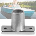 316 Stainless Steel Top Mount Oar Lock Socket Holder Ta Shaped Bracket For Marine Yacht