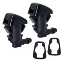 Windshield Sprinkler Wiper Nozzle 55157319aa For Jeep Commander 2006 2010 Liberty 2008 2012 And Dodge Nitro 2007 2011 2 Pack 