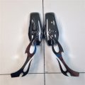 Xkh Group Chrome Running Mirror Fire Flame Stem For Honda Kawasaki Suzuki Hayabusa Yamaha R1 R6