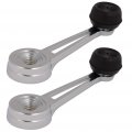 Door Handles Window Crank Handle Driver Passenger Side Replacement Fit For 1982-1996d For F-250 Xl 2pcs 