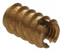 The Hillman Group 3018 10-24-inch Brass Wood Insert 25-pack 