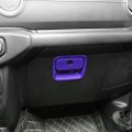 Rt-tcz Jl Glove Box Lock Trim Cover Jt Co-pilot Storage Handle Purple Interior Accessories For Jeep Wrangler 2018-2021 Jlu 