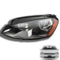 Halogen Headlight Assembly Driver Side Replacement For G-olf 2015-2017 