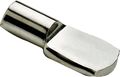 5mm Spoon Style Cabinet Shelf Support Pegs Polished Nickel Finish 25 Piece Set Solid Steel Pins For Holes 